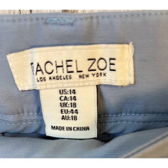 Rachel Zoe Blue Gray Slim Ankle Pants - Size 14 - Great Condition - Picture 3 of 6